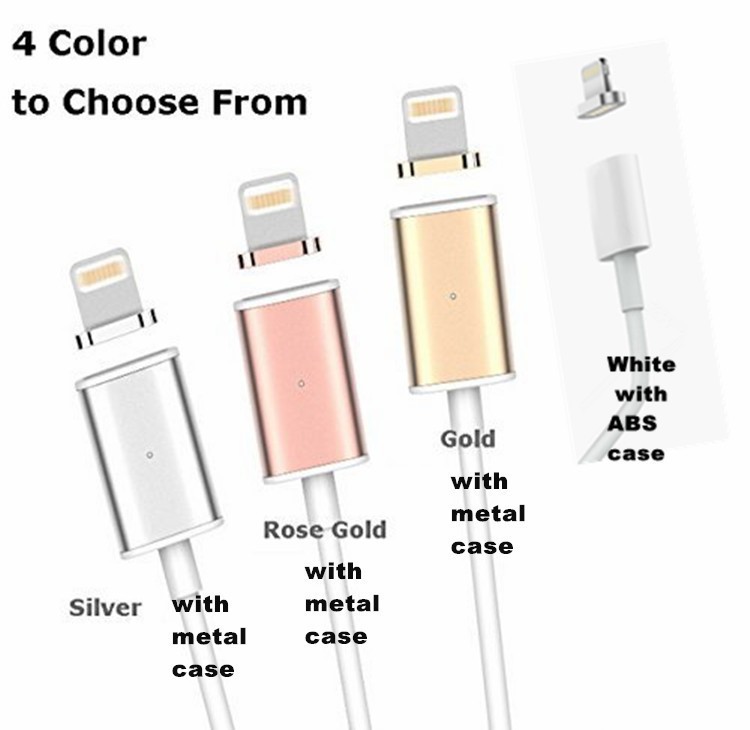 Super Fast 2.4A Magnetic USB Data Cable For Iphone Samsung Android