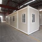 life span 25-35 years 20ft foldable sandwich panel container house for worker