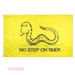 Yellow Snake L90cm 100D Rectangle Banner Flags