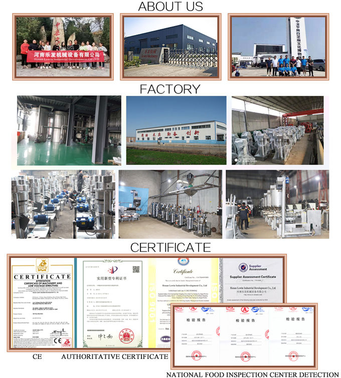 Mechanical Screw Press Machine Electric Control Cabinet Palm Kernel Oil Pressers