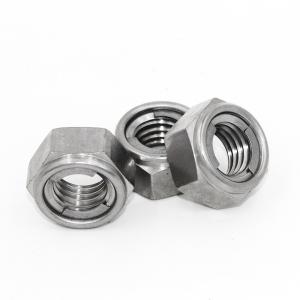 Quality Stainless Steel 304 Metal Hexagon Lock Nut Passivated For Industrial wholesale