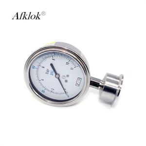 Quality 63mm Stainless Steel Sanitary Psi Pressure Gauge Price wholesale