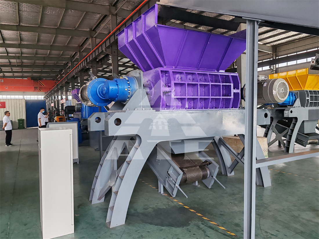 Aluminum Block Metal Scrap Shredder Wheel Scrap Shredder Machine