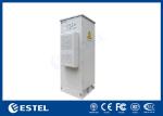 Single Wall Stainless Steel 38U Outdoor Telecom Enclosure 750x700x2000 With DC