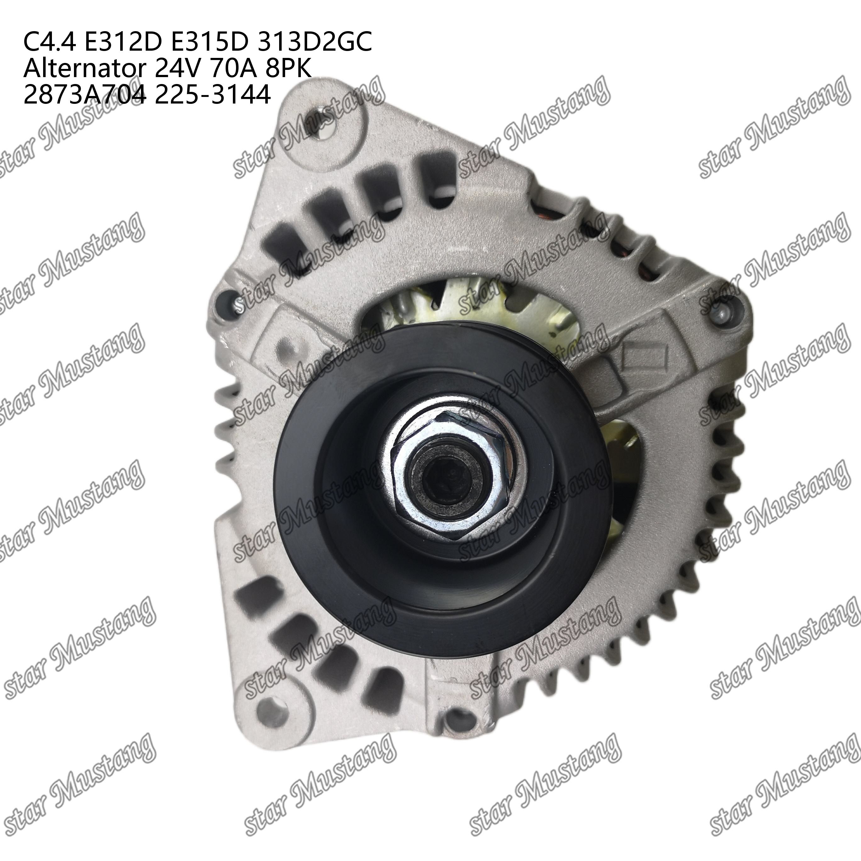 Alternator C4.4 E312D E315D 313D2GC 24V 70A 8PK 2873A704 424-6821