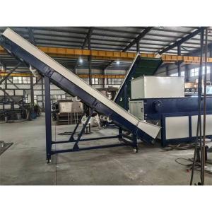 Quality plastic recycling machine equipped with single shaft shredder for PP woven bags wholesale