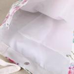 High Strength Pink Promotional Gift Bags With Strong Hardness Long Rope