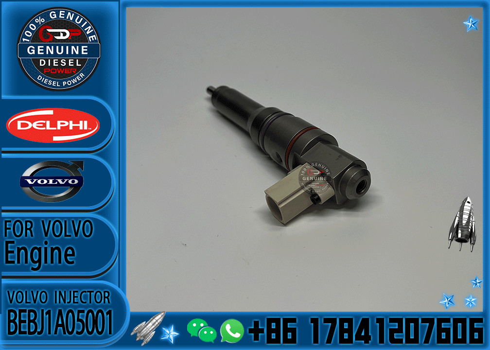 High quality common rail fuel injector BEBJ1A05001 1905002 1820820 1661060 1725282 with stock available and fast delivery