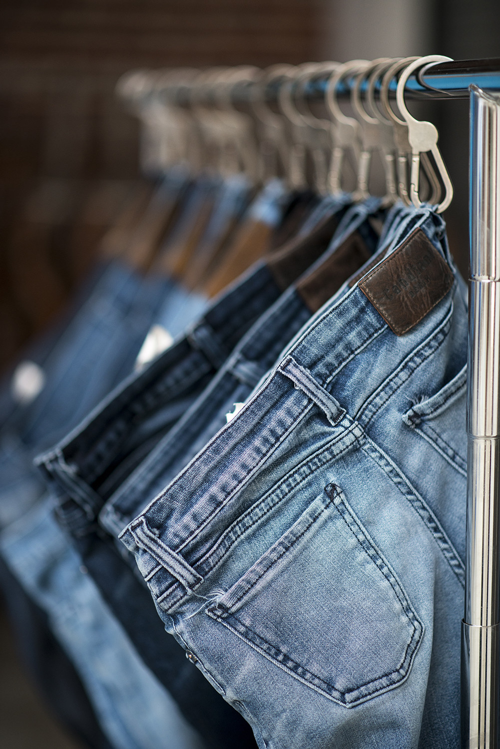 OEM 10s TR Woven Unstitched Jeans Material Twill Denim Cotton Dress Material Fabric