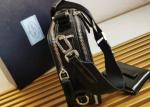 Womens Cowhide Glossy Finish Camera Cross Body Bag Waterproof