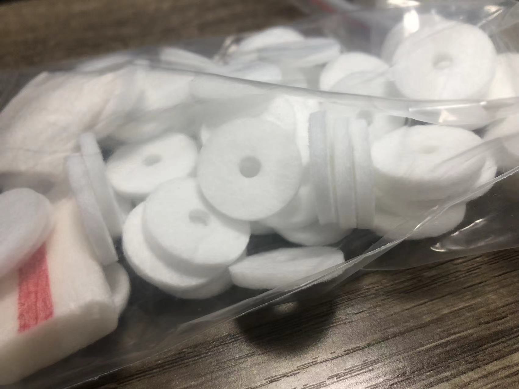 Longwangda Circular Square Air Filter Absorbent Pad Datasheet for HIV Tester