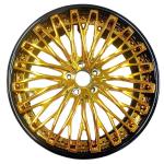 Custom forged aluminum alloy car rim 18 19 20 21 22 inch 5x120 glod color