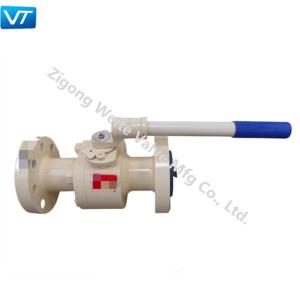 Quality API 6D Flange Floating Ball Valve With Lever Blowout Proof Stem wholesale