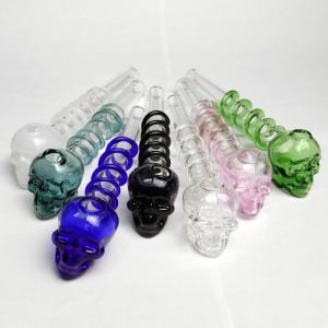 Quality Hand Glass Smoking Pipe Multiple Colors Glass Steamroller Fixed Diffused wholesale