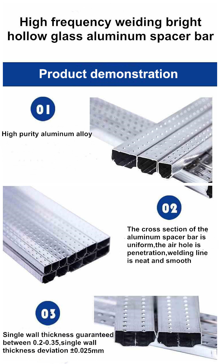 3003 Aluminum Alloy Double Glazed Unit Spacer Bars Bendable Unbendable