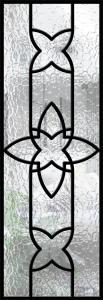Quality Swing Open IGCC IGMA Hollow Wrought Iron Glass Door wholesale