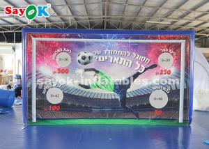 Quality Inflatable Soccer Goal Durable Inflatable Sports Games PVC Tarpaulin Outdoor Shooting Door wholesale