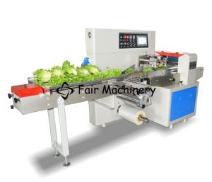Quality SGS 80BPM Pillow Packing Machine Potato Fruit Vegetable Carrot Cucumber 50HZ wholesale
