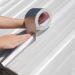 Coated Duct Waterproof Aluminium Foil Tape For Fix Pipeline Roofing Repair