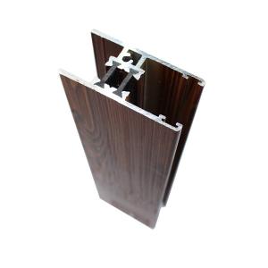Quality High Strength Wardrobe Aluminium Profile Accessories Wood Finished ISO 9001 Approved wholesale
