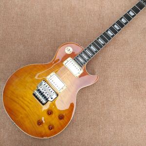 Quality New high quality Standard LP 1959 R9 electric guitar, Quilte Maple top tremolo bridge Rosewood Electric guitar, free shi wholesale