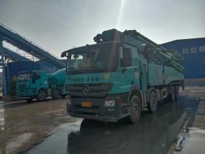 Quality 4 Axle Used Zoomlion Concrete Pump With 63m Boom length wholesale