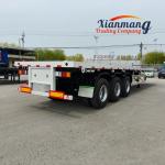 High Efficiency Shipping Container Semi-Trailer Blue 30-80 Tons 2 3 4 Axles