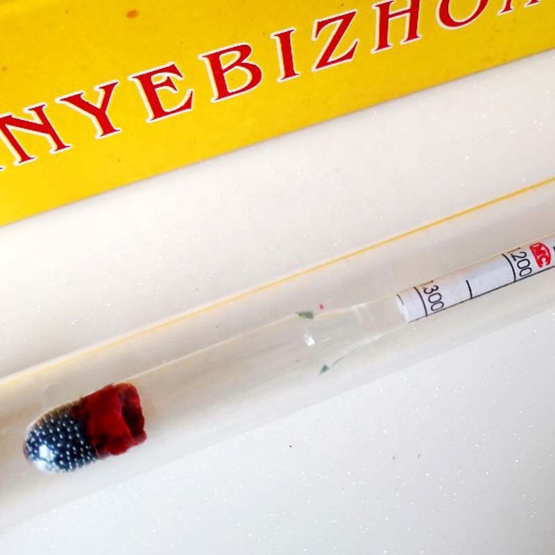 Black and Red 330mm/13" Glass Rubber Pipe Length Car Battery Hydrometer for Speedy Detection of Acid Water Electrolyte