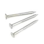 100% QC Tested Woodworking 410 Stainless Steel Wood Deck Screw 50mm Countersunk