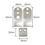 Silver Color 1.5cm Automatic Door Bottom Seals Long Lasting