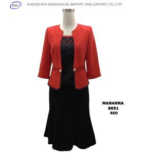 Quality women's suits brands MANANNA dress jacket suits ladies wholesale