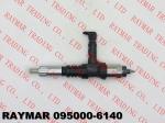 DENSO Genuine common rail fuel injector 095000-6140 for KOMATSU SAA6D140E-5 6261