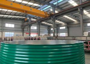 Quality 2200Cbm Flange PVC Liner 1860mm Bolted Water Tanks wholesale
