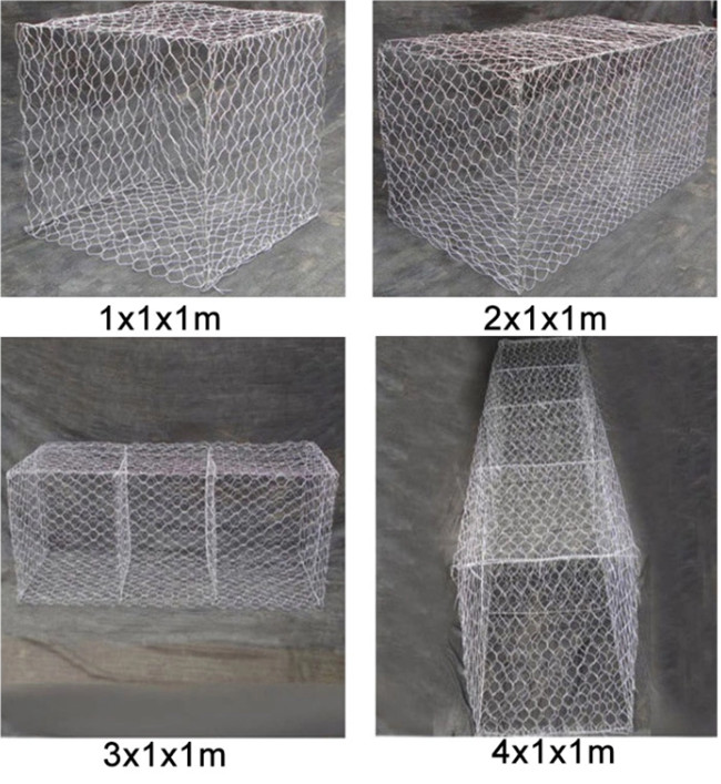 Galvanized Heavily Zinc Coated Gabion Box Galfan 4m