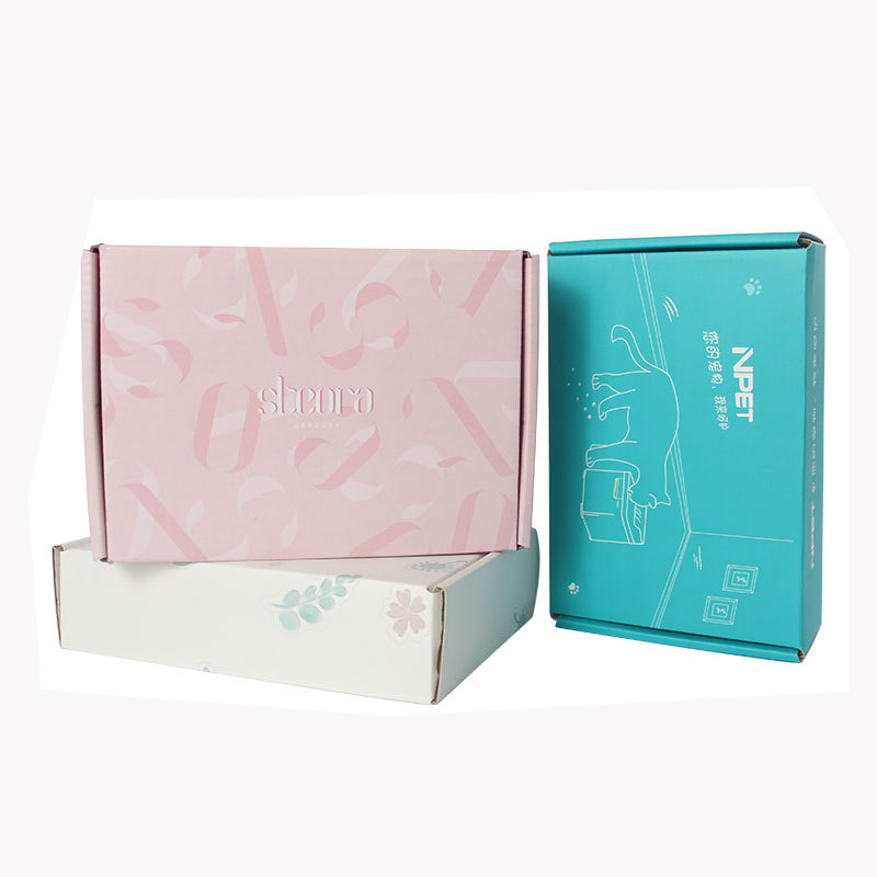 Matte Surface Finish Customize Corrugated Flute Mailer Box for Shipping and Packaging