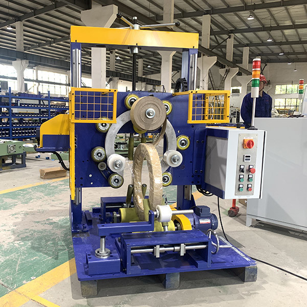 Steel Copper Coil Packing Line Wrapping Machine PLC Control GS400-N3