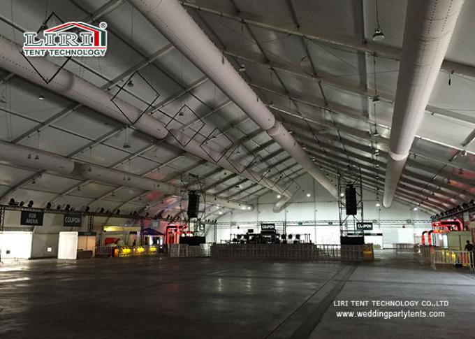 40 x 90 M With Fire Retardant White PVC Fabric TFS Tents For Events Heat Resistant 1