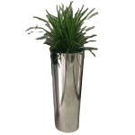 Medium metal hammered planter cast iron flower pots