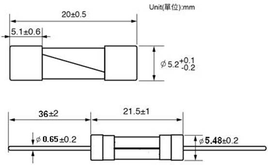Glass Fuse 5 x 20mm 15A 250V Slow Blow 15 Amp