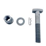 Truck Parts Installation T-bolt Nut M20X2.0X130 659112613 ISO Standard 10.9