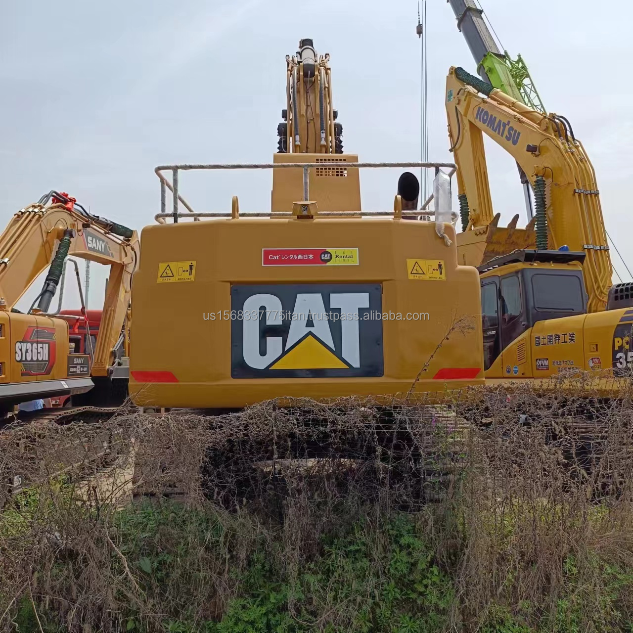 Used Caterpillar CAT 349 Excavator with 1.8M³ Bucket Capacity and Low Working Hours
