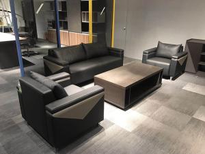 Quality Versatile Office Reception Sofa , Sleek Leather Reception Sofa wholesale
