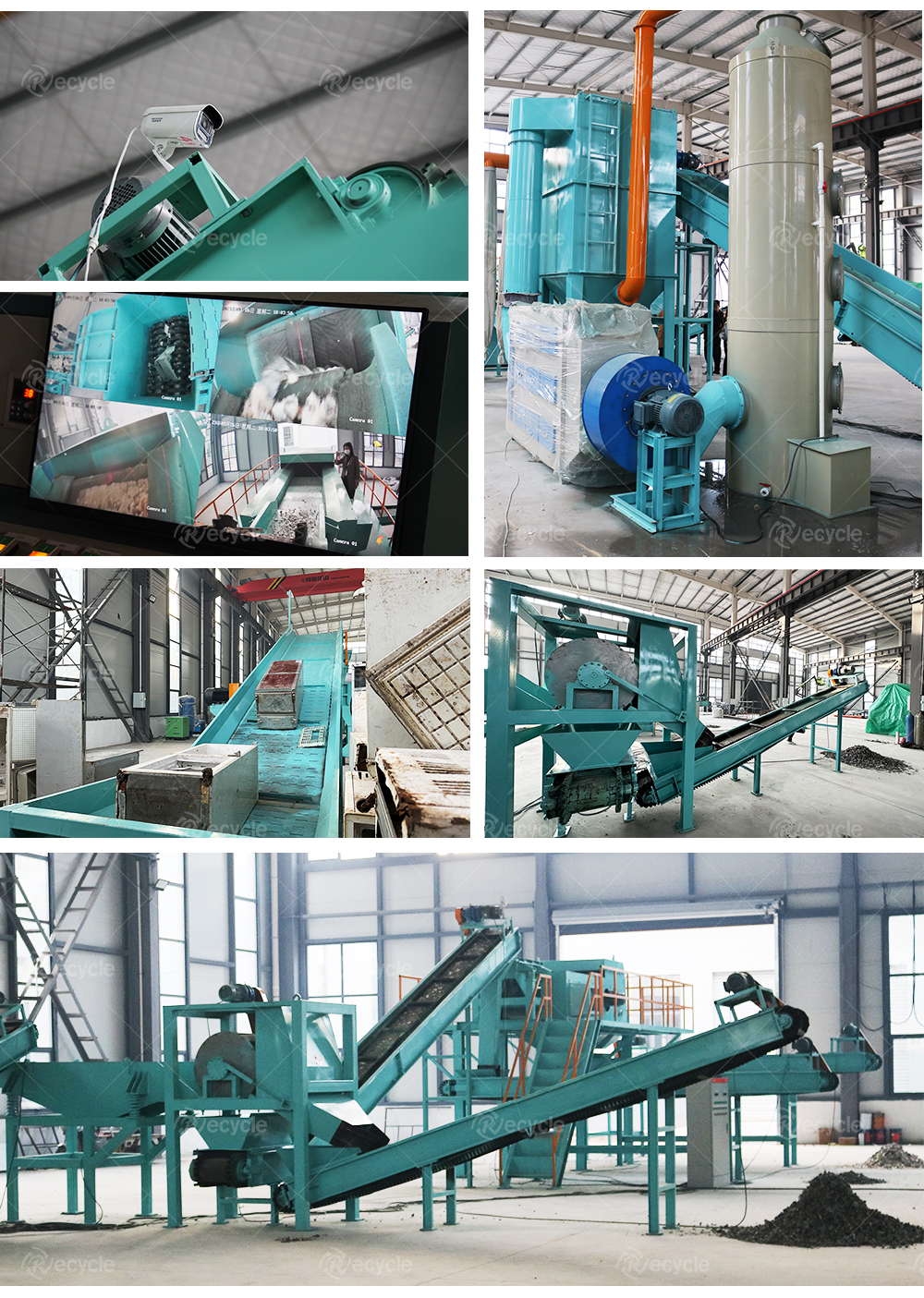 Automatic Waste Refrigerator Recycling And Dismantling Plant CE Certerfication