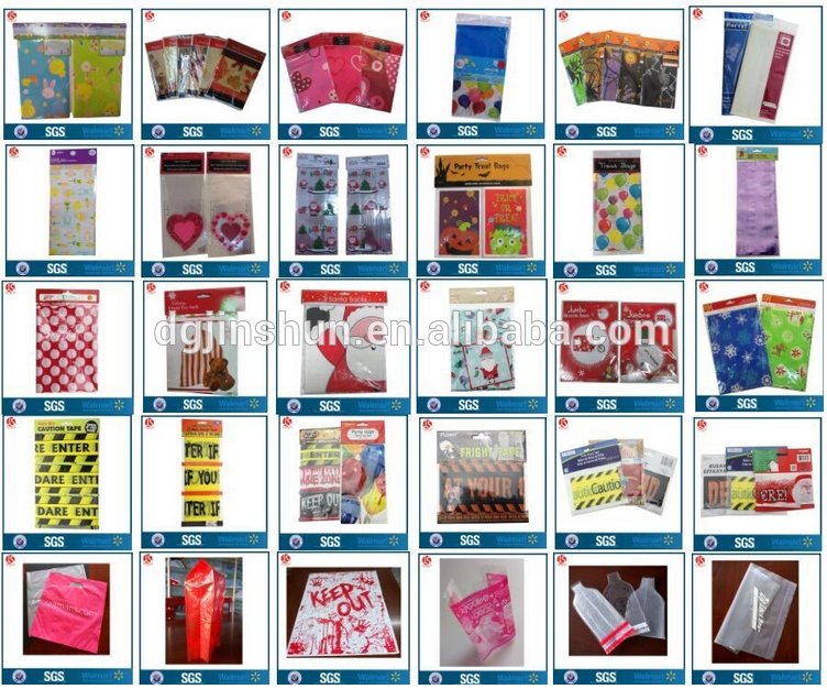 Custom printed logo die cut plastic retail bag for shopping