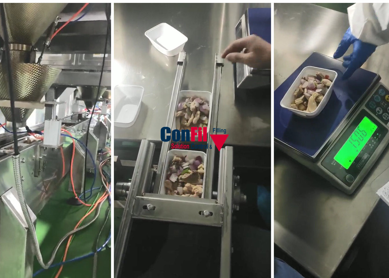 1000 Gram Multihead premade pouch packaging machine For Filling Ready Meal