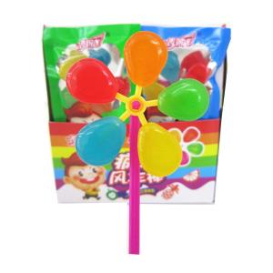 Quality 10g Hard Boiled Candy Windmill Shape Lollipop Party With Assosrted Fruit Flavor wholesale