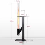 Outdoor Freestanding Wood Pellet Rocket Stove Durable Weather Resistant