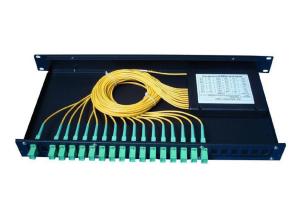 Quality 1x16 Fiber Optic PLC Splitter Rack Mounted Fiber Terminal Box wholesale