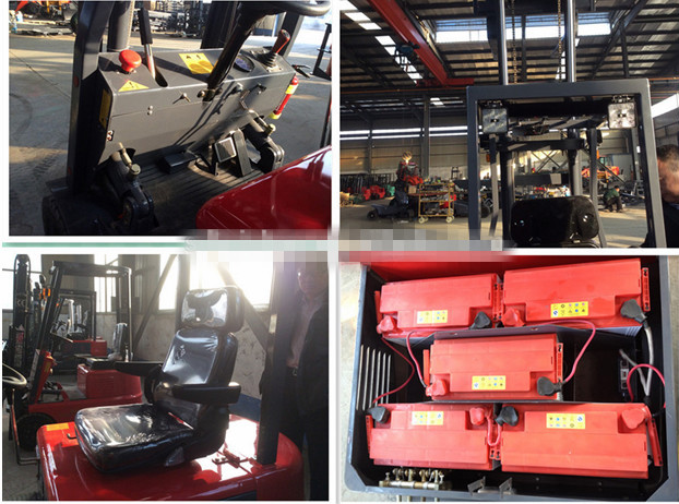 articulated equipment 3.0 ton lift with electric forklift brake master cylingder with ce