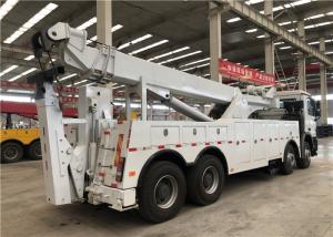 Quality 8x4 Drive ISO Certified Road Wrecker Truck Diesel Tank 85km/H Max Speed wholesale